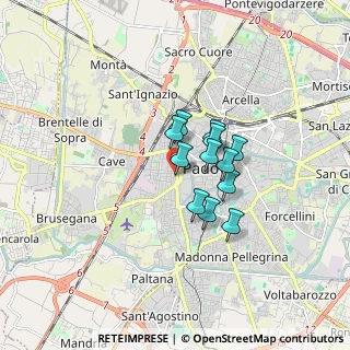 Mappa Via Milazzo, 35139 Padova PD, Italia (1.065)