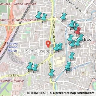 Mappa Via 35139, 35139 Padova PD, Italia (0.598)