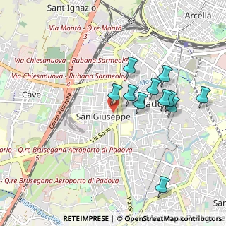 Mappa Via Milazzo, 35139 Padova PD, Italia (0.89)