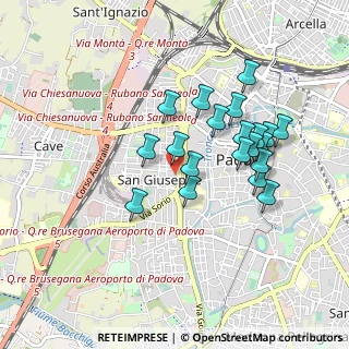 Mappa Via Milazzo, 35139 Padova PD, Italia (0.8065)
