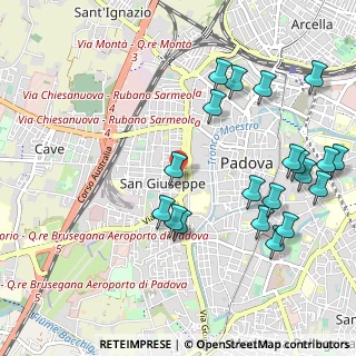 Mappa Via Milazzo, 35139 Padova PD, Italia (1.213)