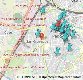 Mappa Via 35139, 35139 Padova PD, Italia (1.006)
