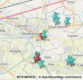 Mappa Via Giambattista Tiepolo, 30039 Stra VE, Italia (2.25583)