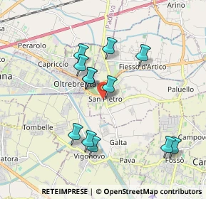 Mappa Via Giambattista Tiepolo, 30039 Stra VE, Italia (1.7425)