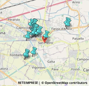 Mappa Via Giambattista Tiepolo, 30039 Stra VE, Italia (1.4665)