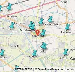 Mappa Via Giambattista Tiepolo, 30039 Stra VE, Italia (2.40875)
