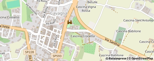 Mappa Cavaglià