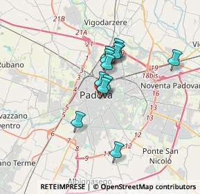 Mappa Via Roma, 35139 Padova PD, Italia (2.46833)
