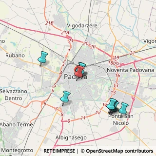Mappa Via Roma, 35139 Padova PD, Italia (3.75909)