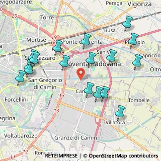 Mappa Via Giorgio Perlasca, 35127 Padova PD, Italia (2.25)