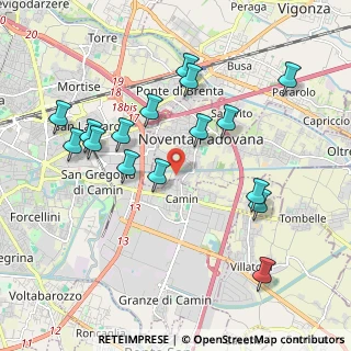 Mappa Via Giorgio Perlasca, 35127 Padova PD, Italia (2.02438)