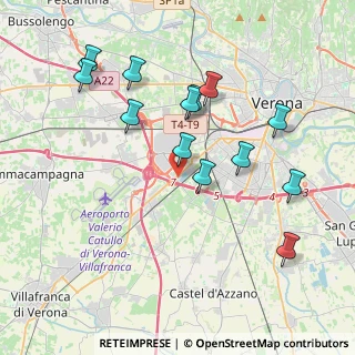 Mappa Via Santuario della Salute, 37137 Madonna di Dossobuono VR, Italia (3.97769)