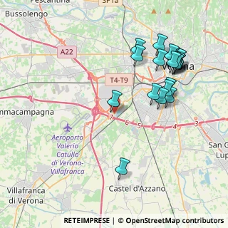Mappa Via Santuario della Salute, 37137 Verona VR, Italia (4.4885)