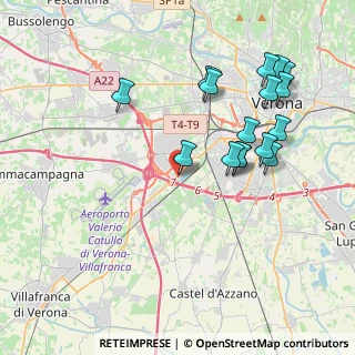 Mappa Via Santuario della Salute, 37137 Madonna di Dossobuono VR, Italia (4.12)