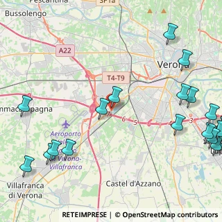 Mappa Via Santuario della Salute, 37137 Madonna di Dossobuono VR, Italia (6.5345)