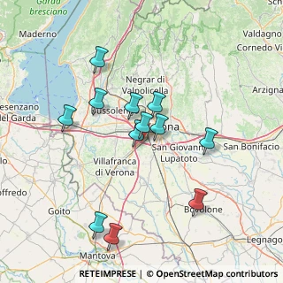 Mappa Via Santuario della Salute, 37137 Verona VR, Italia (13.5525)