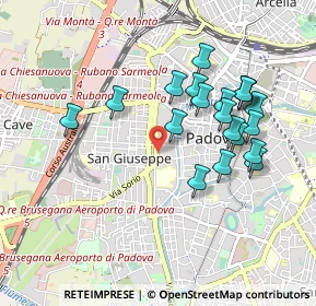 Mappa Via Niccolò Orsini, 35141 Padova PD, Italia (0.8935)