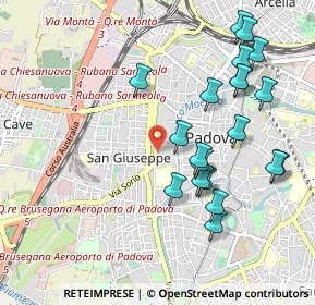 Mappa Via Niccolò Orsini, 35141 Padova PD, Italia (1.051)