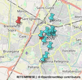 Mappa Via Niccolò Orsini, 35141 Padova PD, Italia (1.22917)