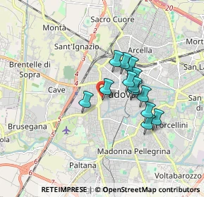 Mappa Via Niccolò Orsini, 35141 Padova PD, Italia (1.27308)