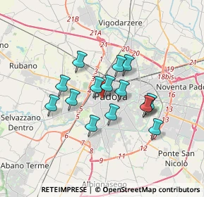 Mappa Via Niccolò Orsini, 35141 Padova PD, Italia (2.68067)