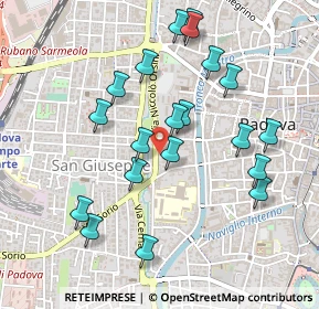 Mappa Via Niccolò Orsini, 35141 Padova PD, Italia (0.485)