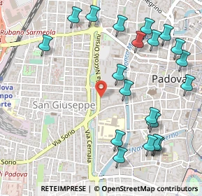 Mappa Via Niccolò Orsini, 35141 Padova PD, Italia (0.634)