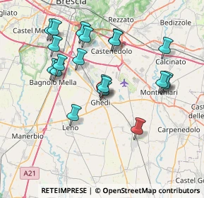 Mappa Via Naviglio, 25016 Ghedi BS, Italia (7.411)
