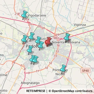 Mappa Via Jacopo Corrado, 35129 Padova PD, Italia (3.27538)