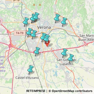 Mappa Via Benso di Ariolfo, 37134 Verona VR, Italia (4.02857)