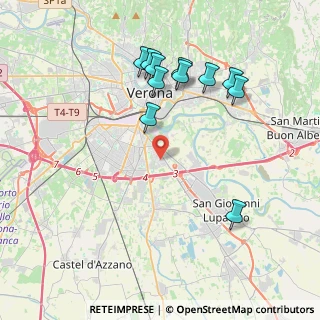 Mappa Via Benso di Ariolfo, 37134 Verona VR, Italia (4.07909)