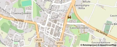 Mappa Cavaglià