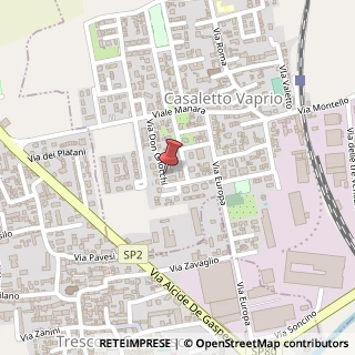 Mappa Via Don Gnocchi, 13, 26010 Casaletto Vaprio, Cremona (Lombardia)