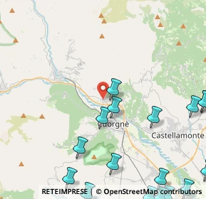 Mappa Via Valle dell'Orco, 10082 Cuorgnè TO, Italia (6.74)