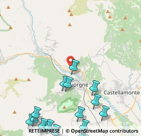 Mappa Via Valle dell'Orco, 10082 Cuorgnè TO, Italia (6.737)