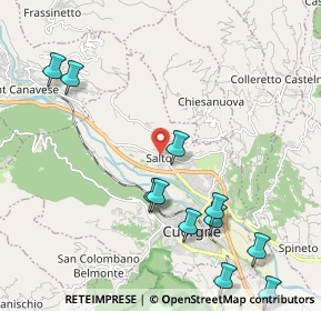 Mappa Via Valle dell'Orco, 10082 Cuorgnè TO, Italia (2.49455)