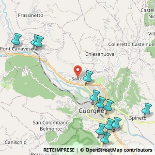Mappa Via Valle dell'Orco, 10082 Cuorgnè TO, Italia (2.98833)