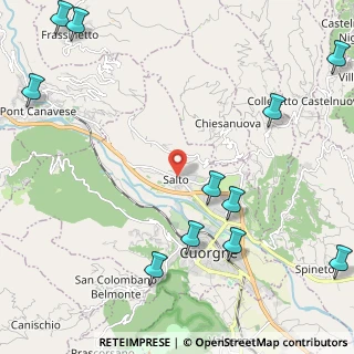 Mappa Via Valle dell'Orco, 10082 Cuorgnè TO, Italia (3.08909)