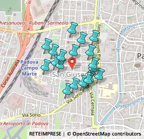 Mappa Via Lepanto, 35141 Padova PD, Italia (0.3115)