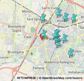 Mappa Via Lepanto, 35141 Padova PD, Italia (1.83636)