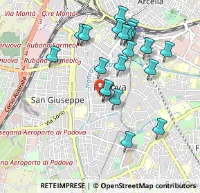 Mappa Via Dietro Duomo, 35139 Padova PD, Italia (0.9305)