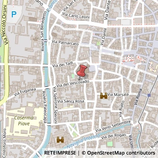 Mappa Via del Vescovado, 20, 35141 Padova, Padova (Veneto)