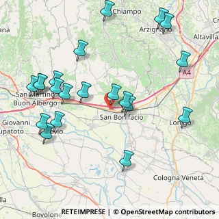 Mappa 18 - loc, 37047 San Bonifacio VR, Italia (9.525)