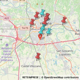 Mappa Centro commerciale Adigeo, 37135 Verona VR, Italia (3.52091)