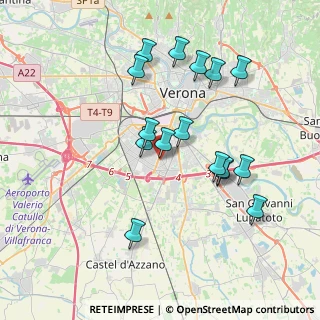 Mappa Centro commerciale Adigeo, 37135 Verona VR, Italia (3.59625)