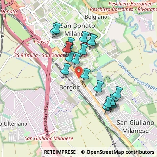 Mappa Via Fratelli Codecasa, 20098 San Giuliano Milanese MI, Italia (0.8585)