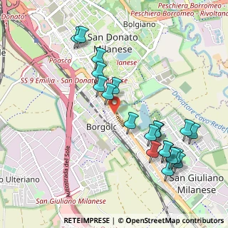 Mappa Via Fratelli Codecasa, 20098 San Giuliano Milanese MI, Italia (1.07)