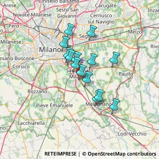 Mappa Via Fratelli Codecasa, 20098 San Giuliano Milanese MI, Italia (5.33643)
