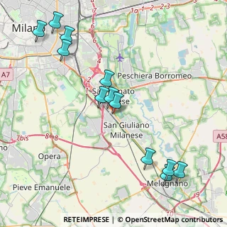 Mappa Via Fratelli Codecasa, 20098 San Giuliano Milanese MI, Italia (4.67667)