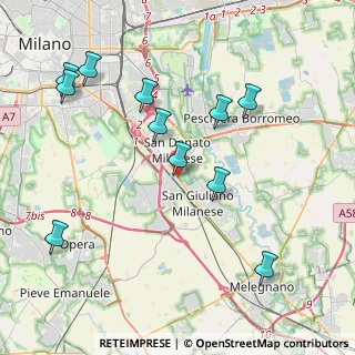 Mappa Via Fratelli Codecasa, 20098 San Giuliano Milanese MI, Italia (4.41364)
